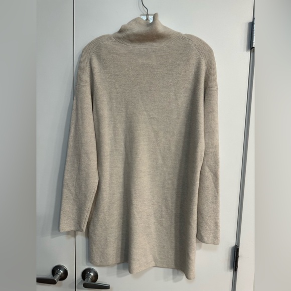 BABATON Cream Turtleneck Sweater Dress - Picture 6 of 7